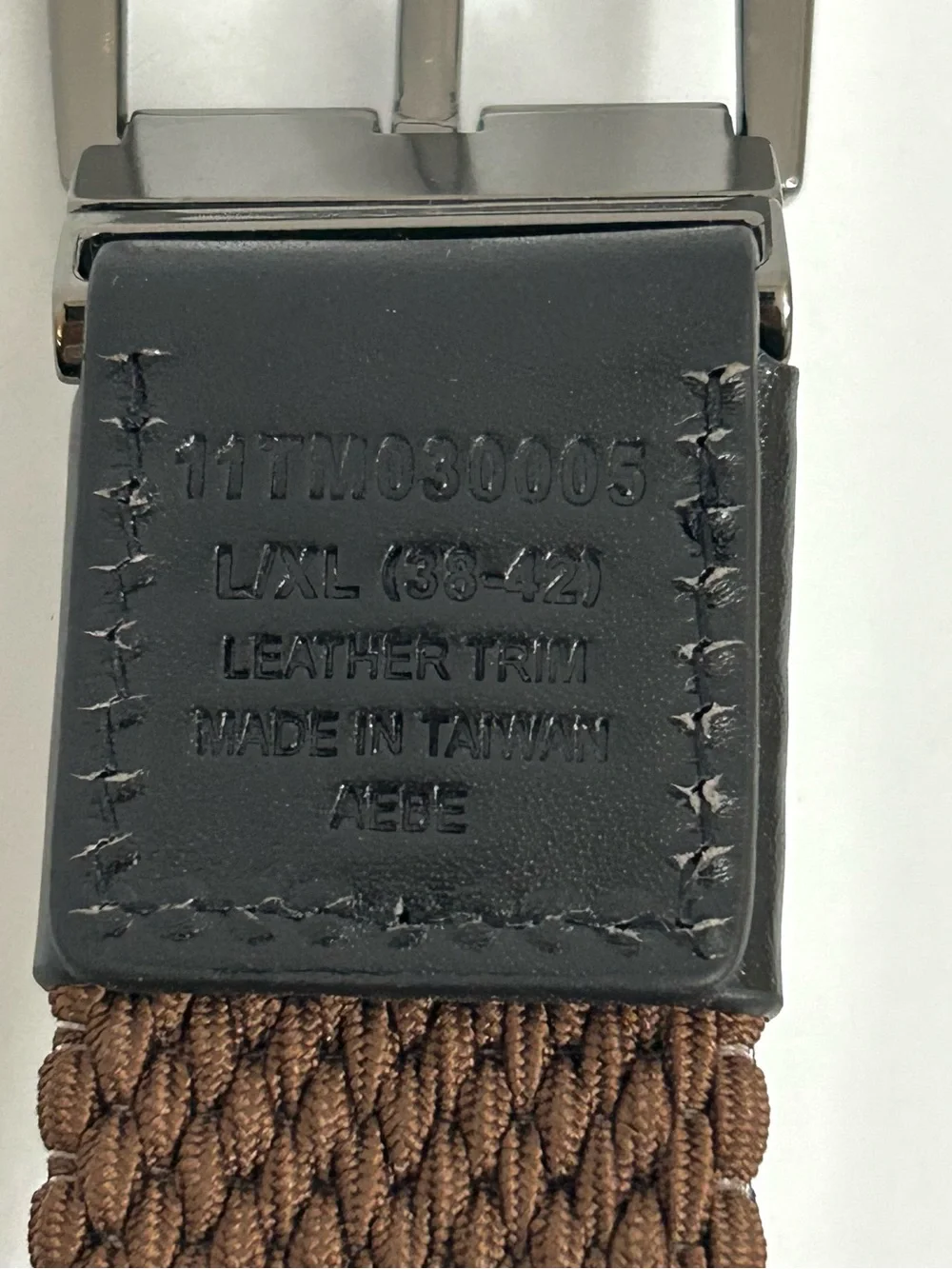 Tommy Bahama Woven Stretch Belt Reversible Black/ Brown Golf Men’s L/XL - 38/42